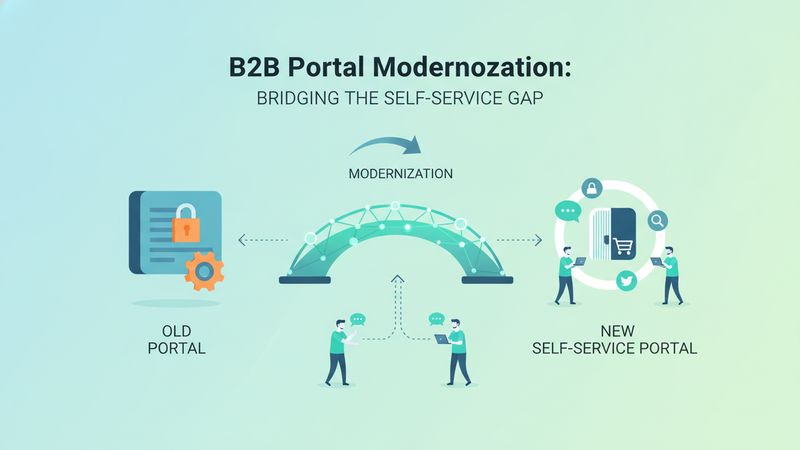 B2B Portal Modernization: Bridging the Self-Service Gap