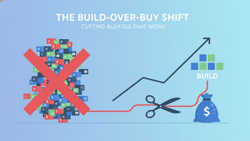 The Build-Over-Buy Shift: Cutting Bloated SaaS Spend