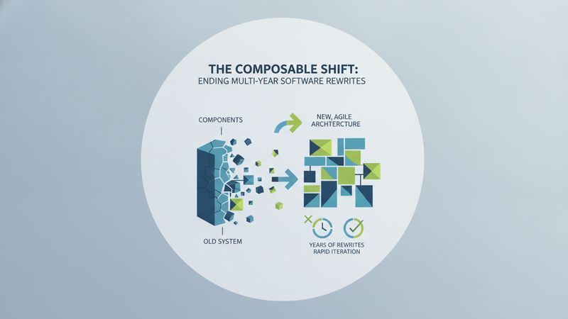 The Composable Shift: Ending Multi-Year Software Rewrites