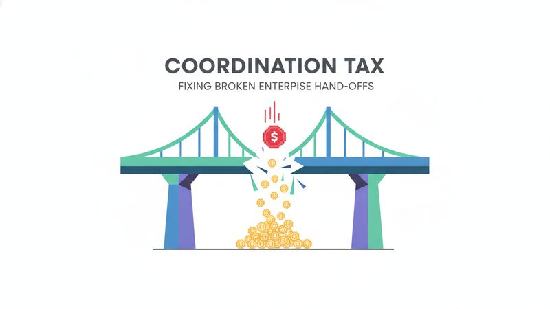 The Coordination Tax: Fixing Broken Enterprise Hand-Offs