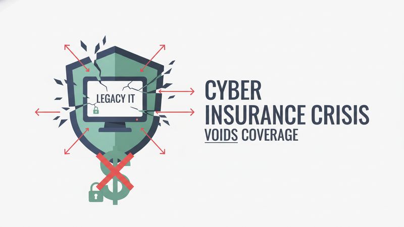 The Cyber Insurance Crisis: Why Legacy IT Voids Coverage