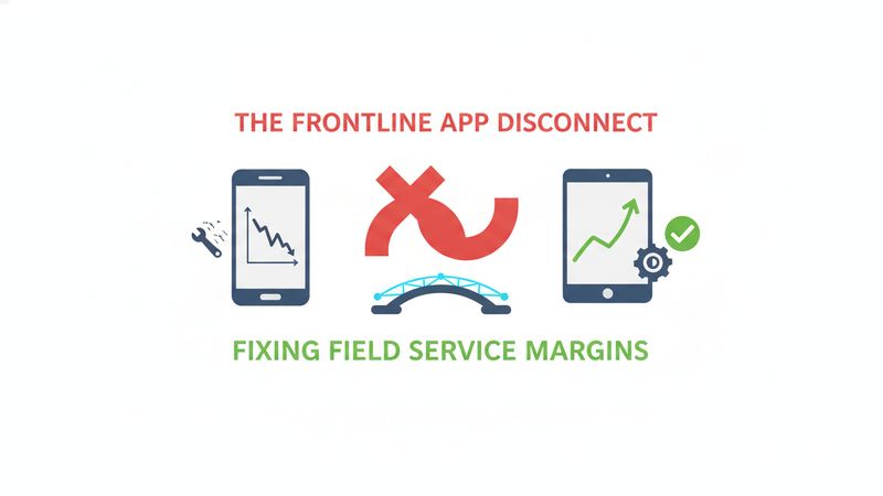 The Frontline App Disconnect: Fixing Field Service Margins