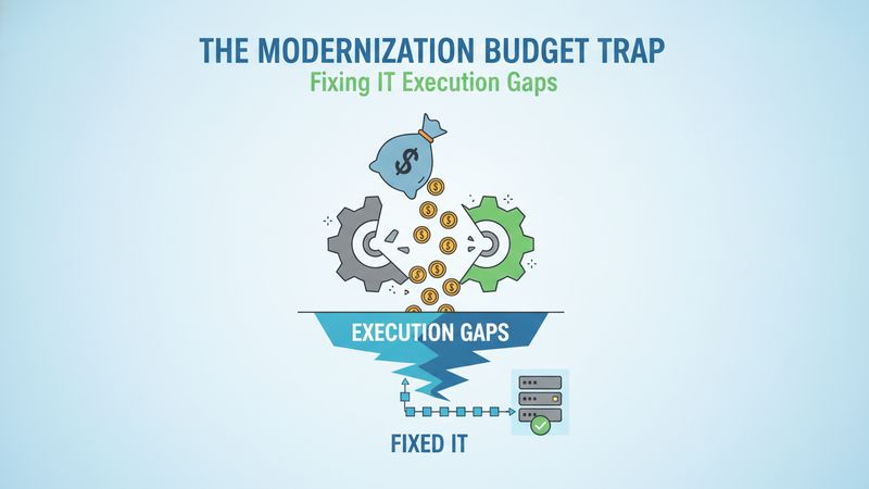 The Modernization Budget Trap: Fixing IT Execution Gaps