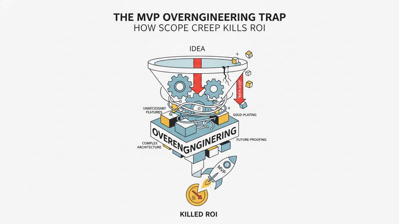 The MVP Overengineering Trap: How Scope Creep Kills ROI