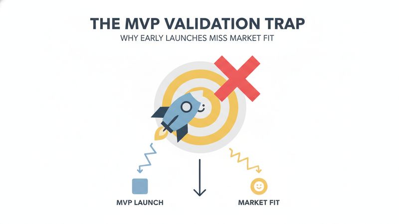 The MVP Validation Trap: Why Early Launches Miss Market Fit