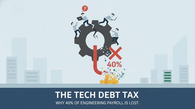 The Tech Debt Tax: Why 40% of Engineering Payroll Is Lost